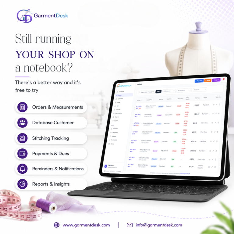 tailor shop software