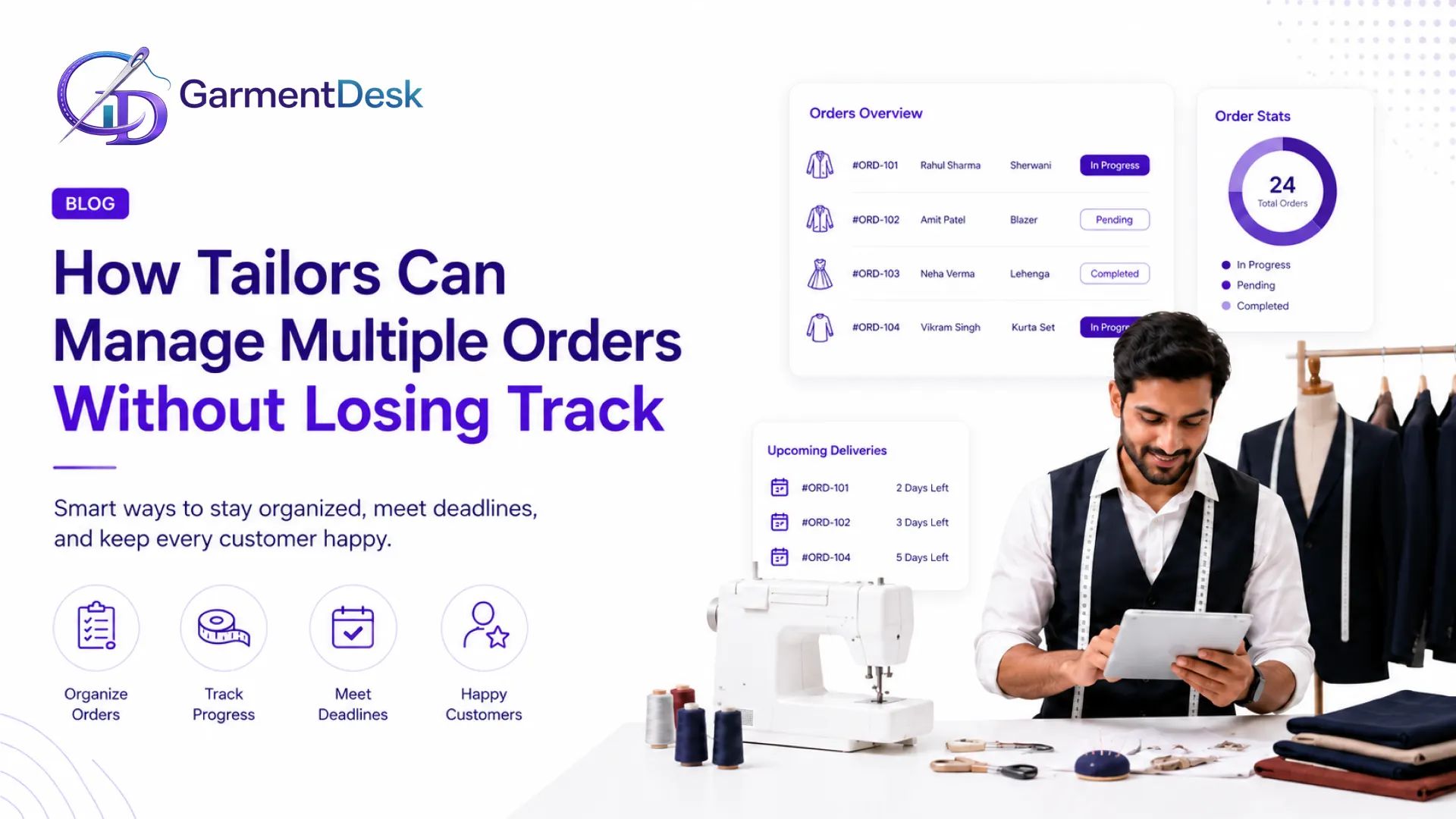 How Tailors Can Manage Multiple Orders Without Losing Track