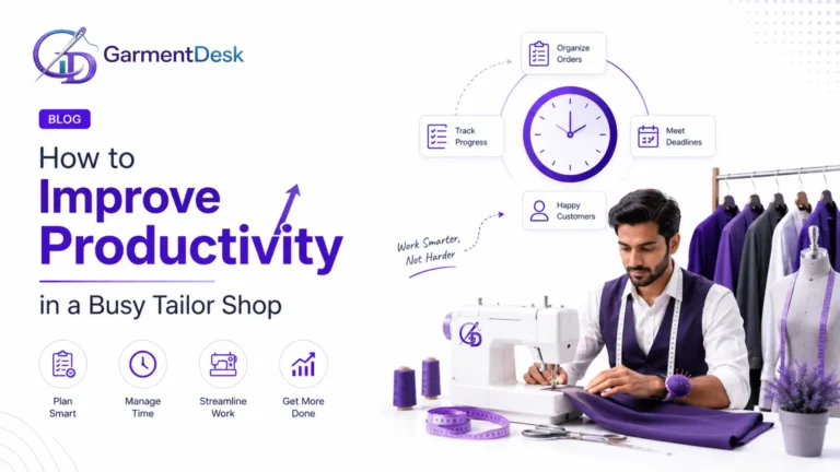 How to Improve Productivity in a Busy Tailor Shop