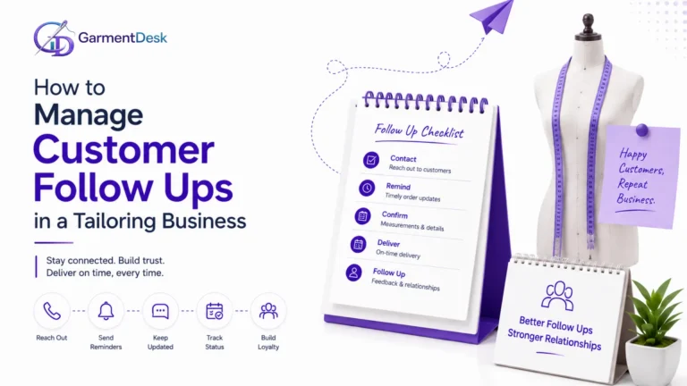 How to Manage Customer Follow Ups in a Tailoring Business